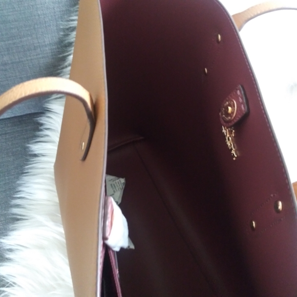 NWT COACH LTN TOWN TOTE HANDBAG SHOULDER BAG - Picture 5 of 10